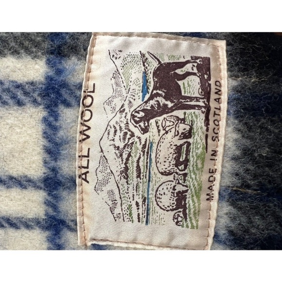 Tartan Blankets Brushed Wool Tartan Plaid 100% Wool Made In Scotland 56x68 - Picture 5 of 5